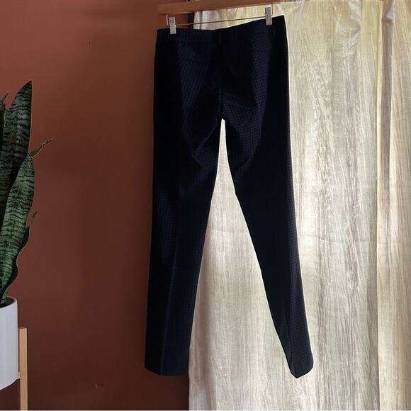 Kut from the Kloth Checker Dress Pants Trousers Purple Black Gingham NWT Size 2 - Picture 4 of 8
